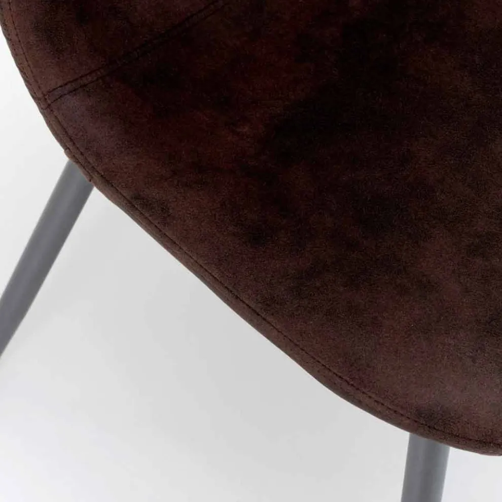 Moderner Stuhl aus Kunstleder Elice für Esszimmer oder Küche 4 Stück