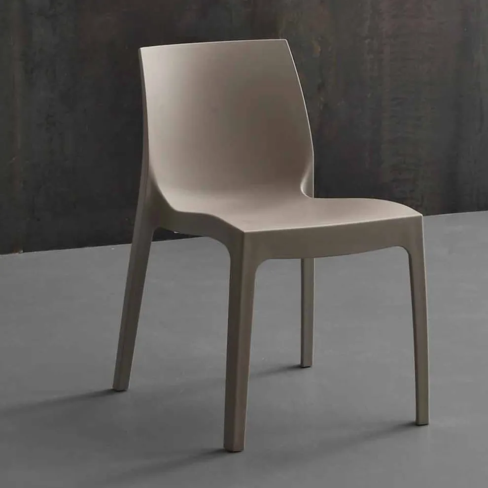 Moderner Stuhl aus Polypropylen Imperia