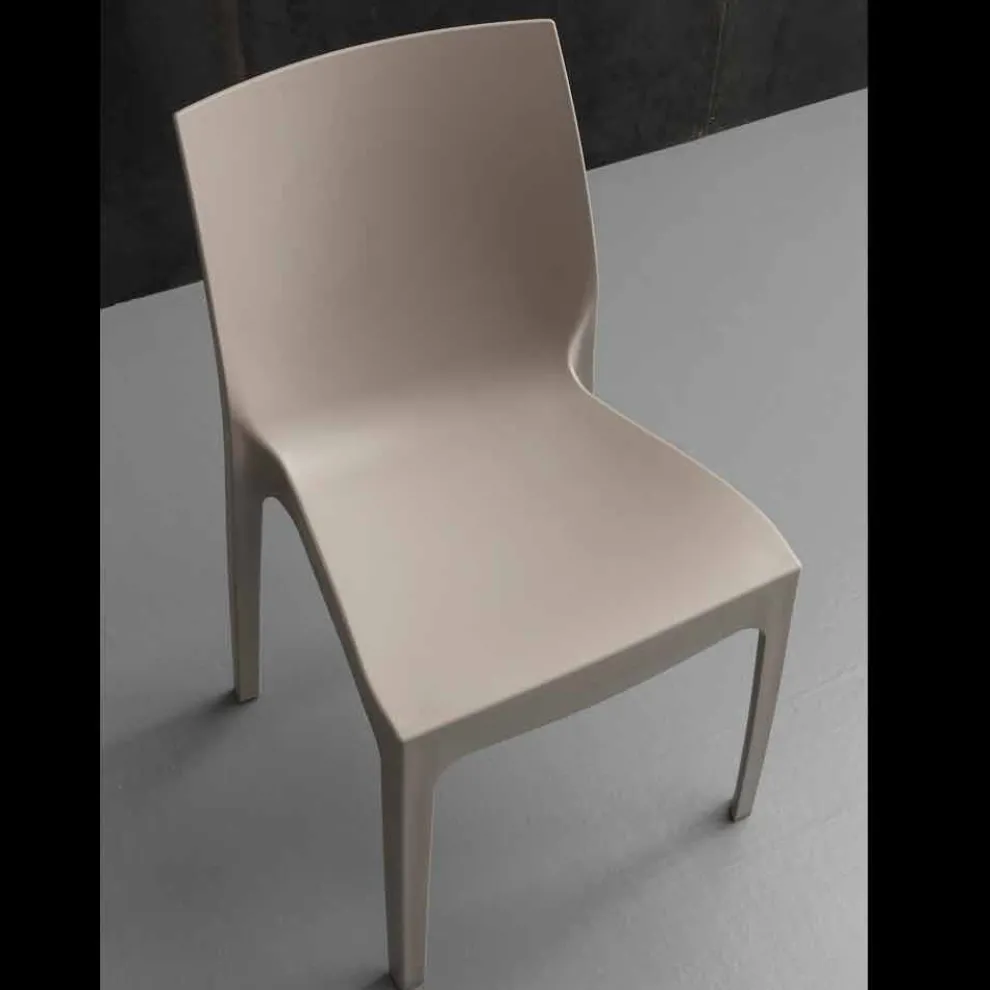 Moderner Stuhl aus Polypropylen Imperia