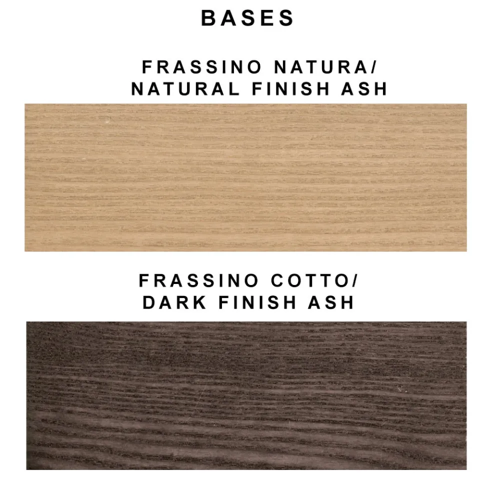 Moderner Stuhl mit elegantem Design aus gestepptem Samt und Holz – Scarat