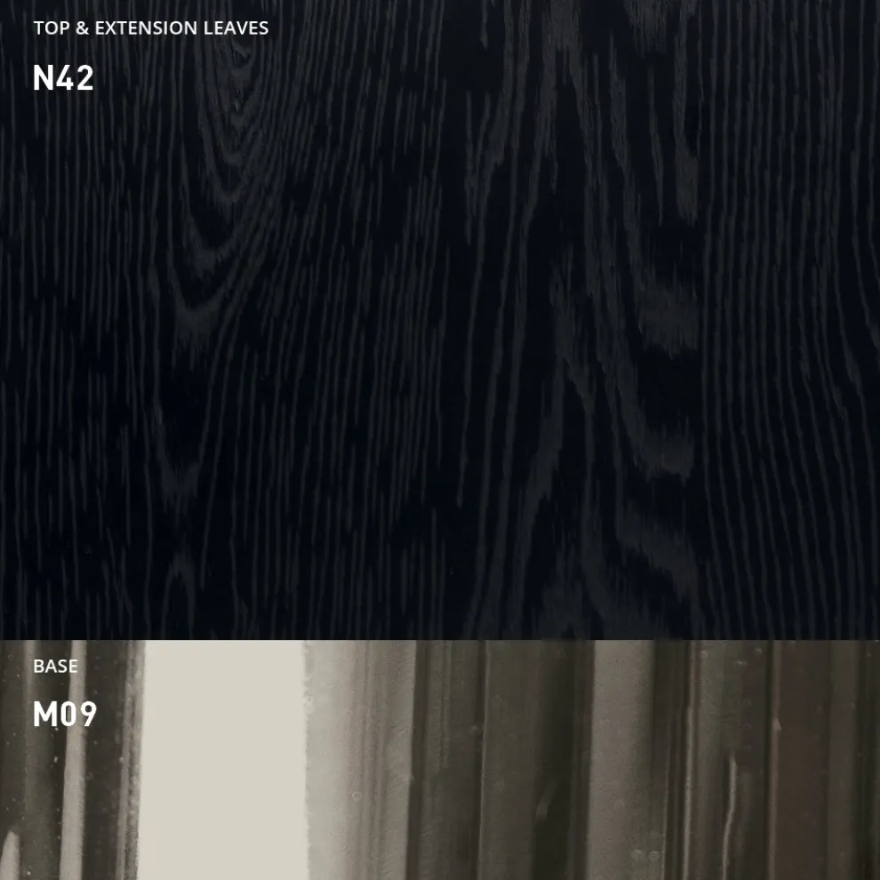 Moderner verwandelbarer Couchtisch aus Metall und Holz Made in Italy - Universe