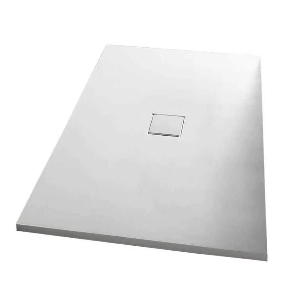 Modernes Design Duschwanne 120x70 aus Samtharz - Estimo