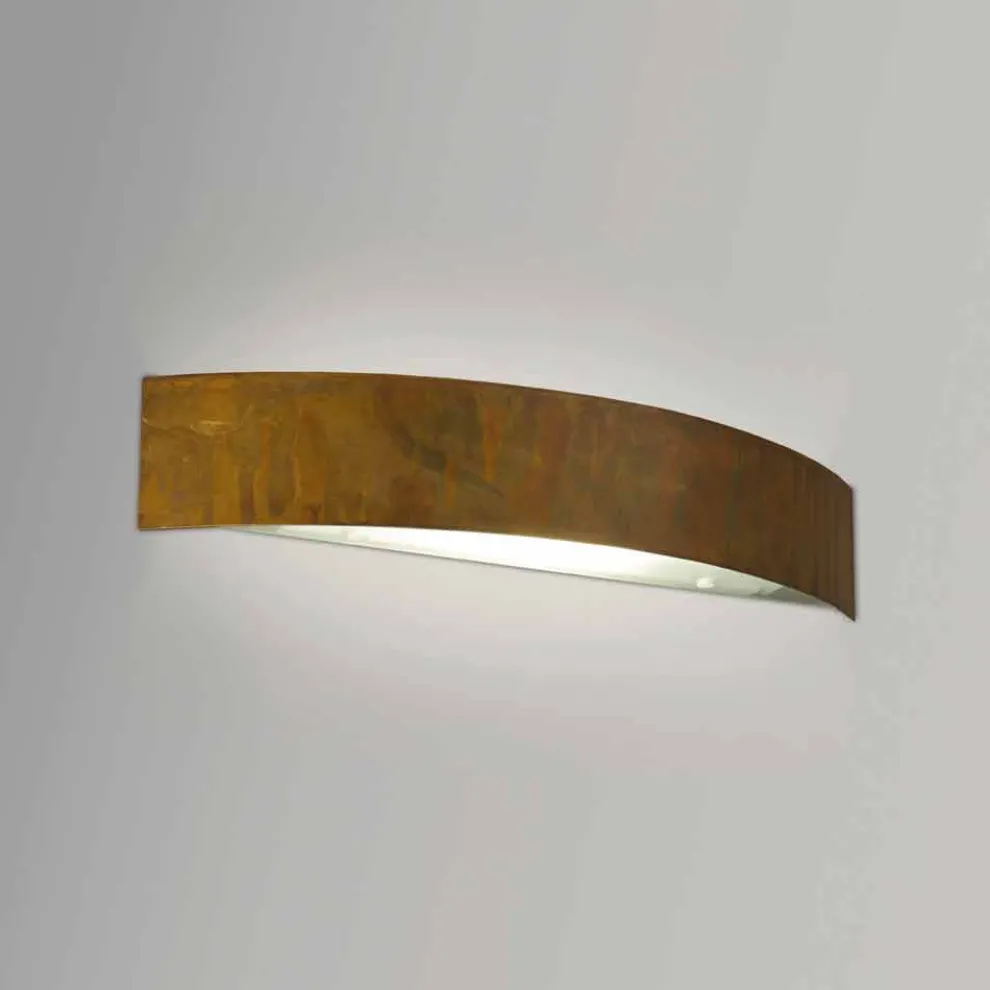 Modernes Design Messing Wandleuchte 47xH8x th 8 cm Blandine