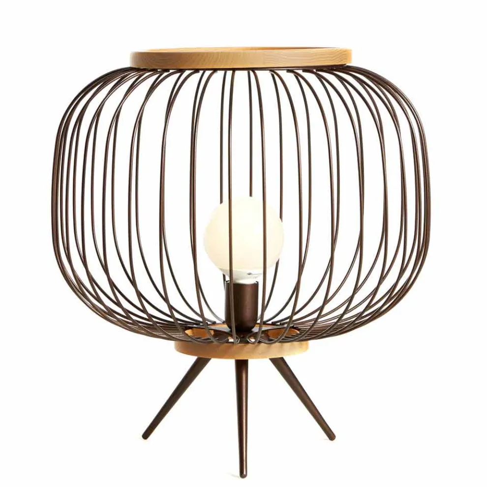 Modernes Design Stehlampe aus Stahl 48xH 52 cm Leira