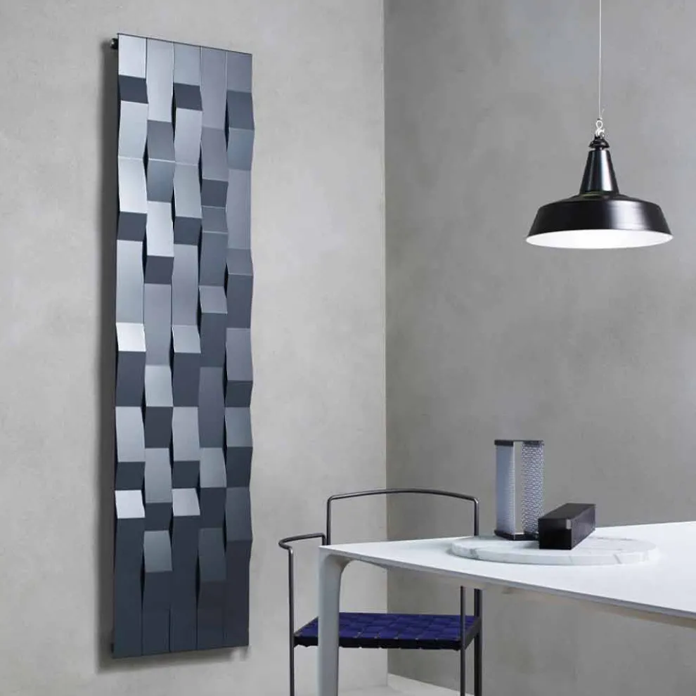 Modernes Design Stahlwand elektrischer Heizkörper bis 1400 Watt - Stein
