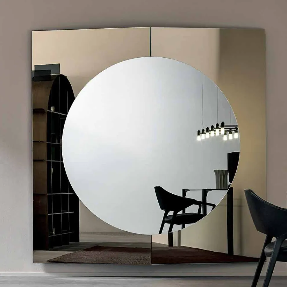 Modernes Design Wandspiegel bestehend aus 3 Paneelen Made in Italy - Bristol