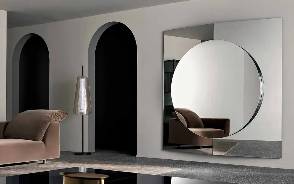 Modernes Design Wandspiegel bestehend aus 3 Paneelen Made in Italy - Bristol