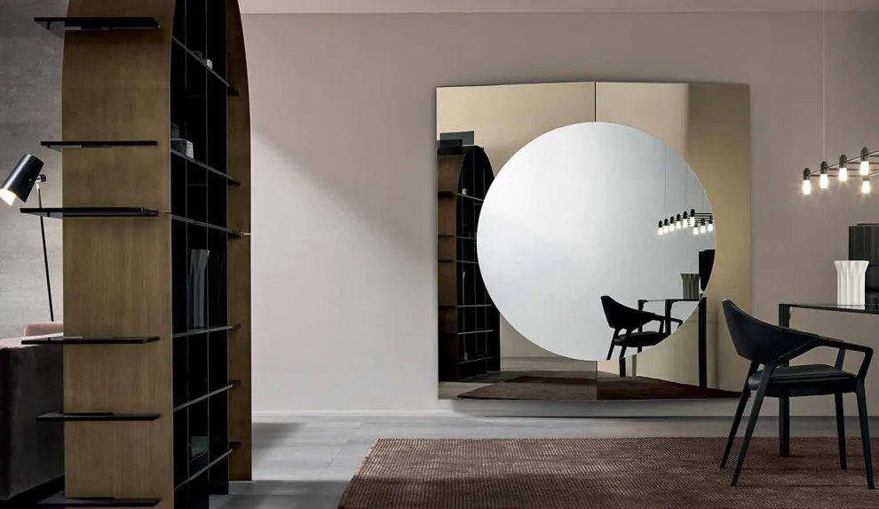 Modernes Design Wandspiegel bestehend aus 3 Paneelen Made in Italy - Bristol