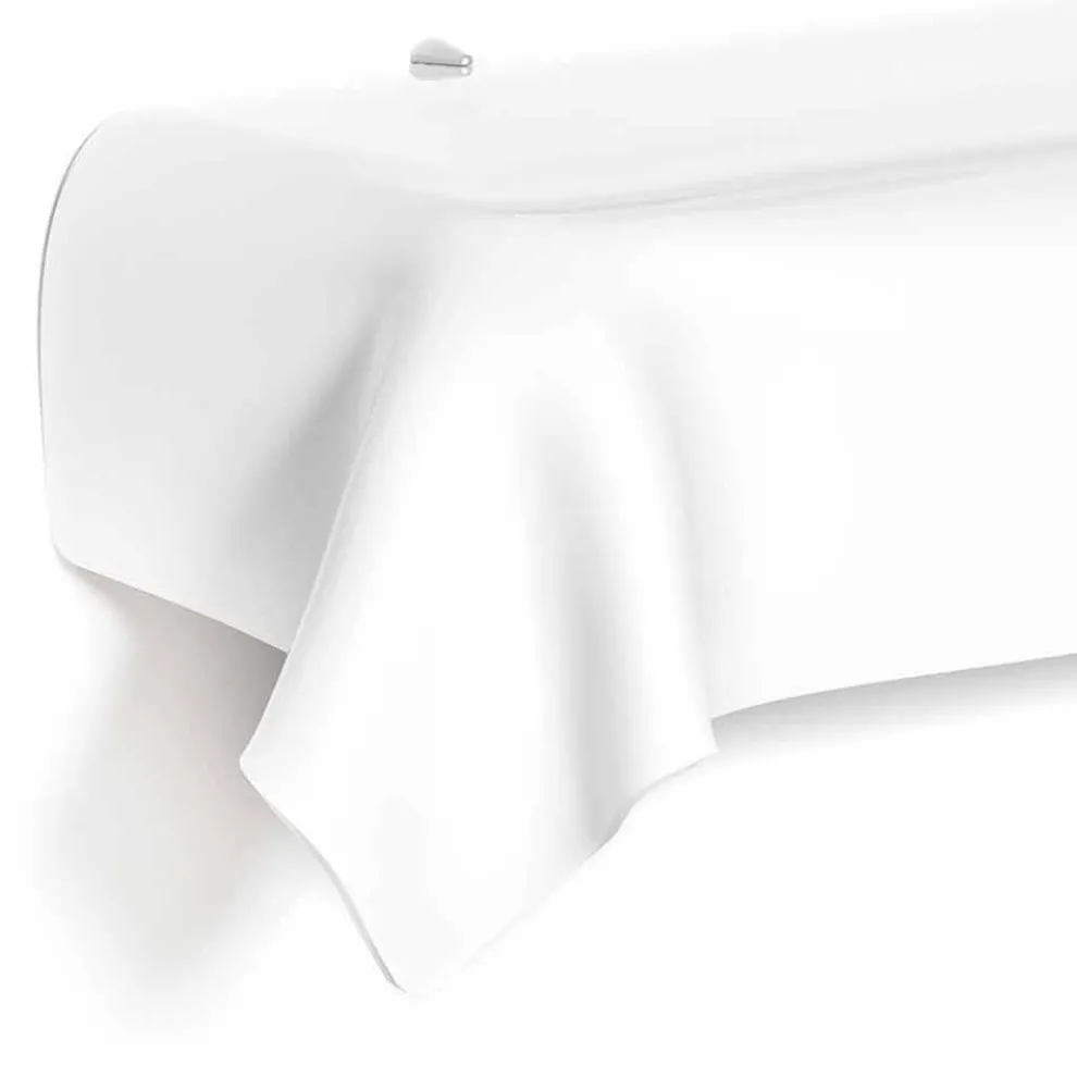 Modernes Design-Konsole in weißem Plexiglas drapiert Wunsch