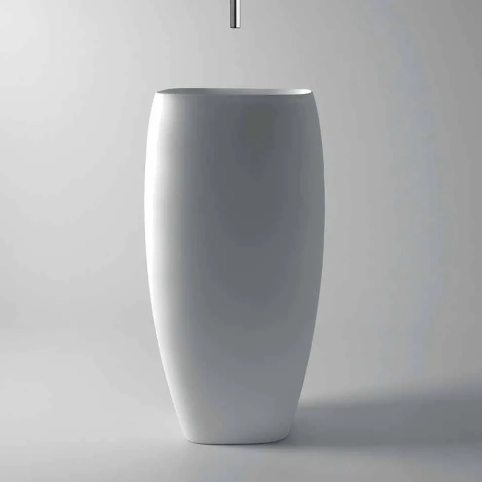 Modernes Design-Waschbecken aus Keramik, Gais, Made in Italy