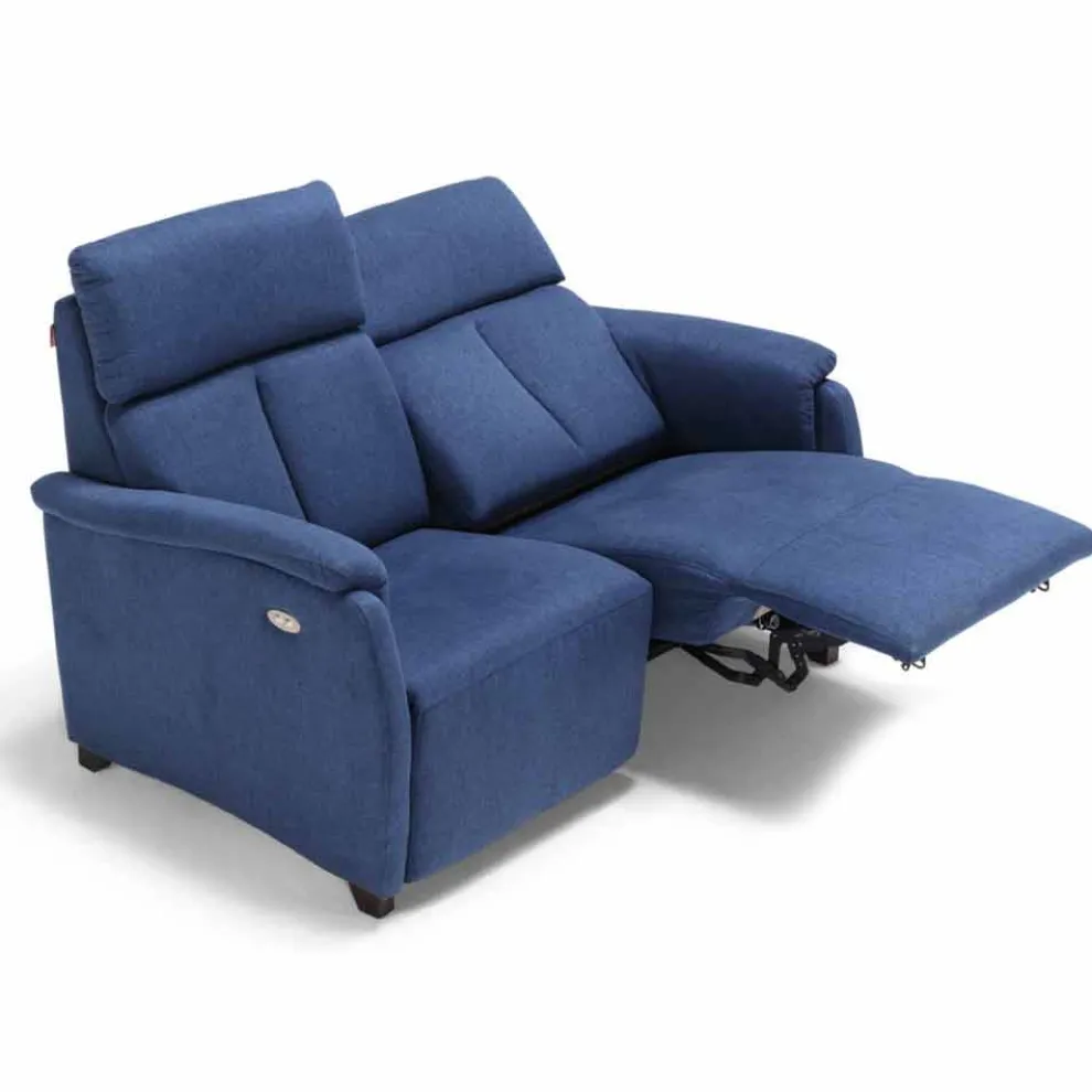 Modernes elektrisches Sofa, 2 Sitzplätze, 2 elektrische Sitze Gelso