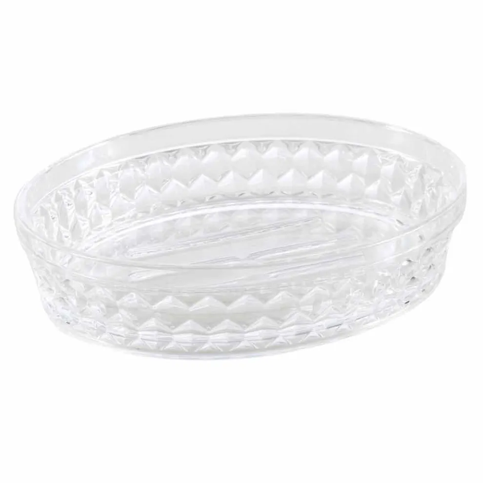 Modernes Set für Badspender, Glas, Seifenhalter Netro