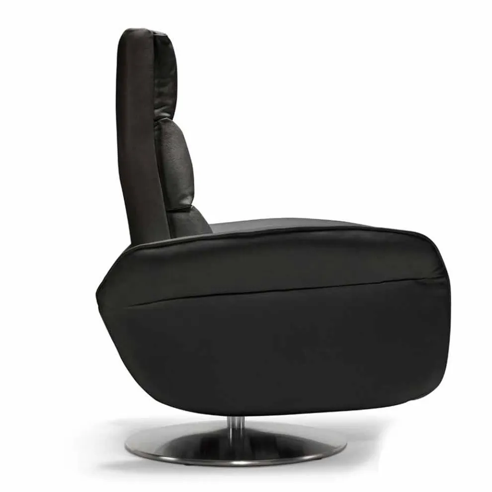 Motorisierte Relax-Drehsessel, 2 Motoren Leder/Kunstleder/Stoff Bluma