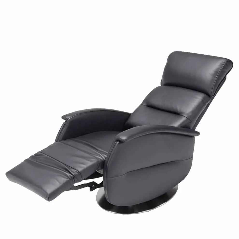 Motorisierter Relax- Drehsessel aus Stoff/Leder/Kunstleder Gemma