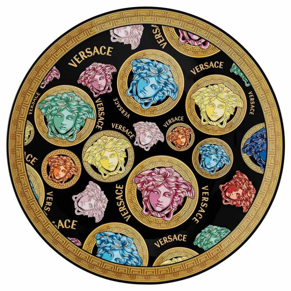 Rosenthal Versace Medusa Amplified Multicolor Tischkartenteller - Amplifiedmulticolor