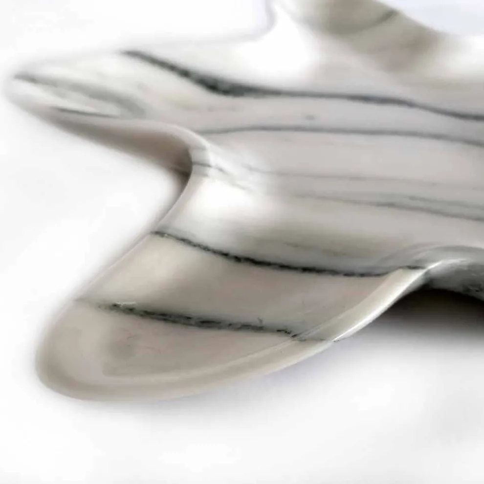 Moderne Marmortasse in Form eines Seesterns Made in Italy - Ticcio