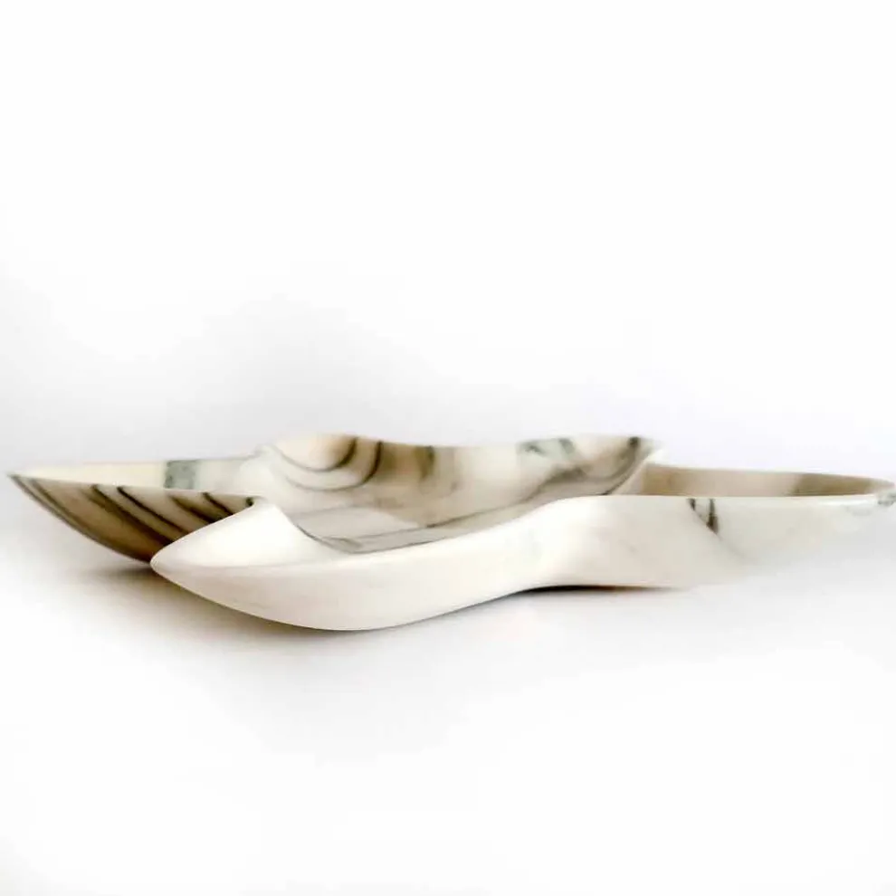 Moderne Marmortasse in Form eines Seesterns Made in Italy - Ticcio