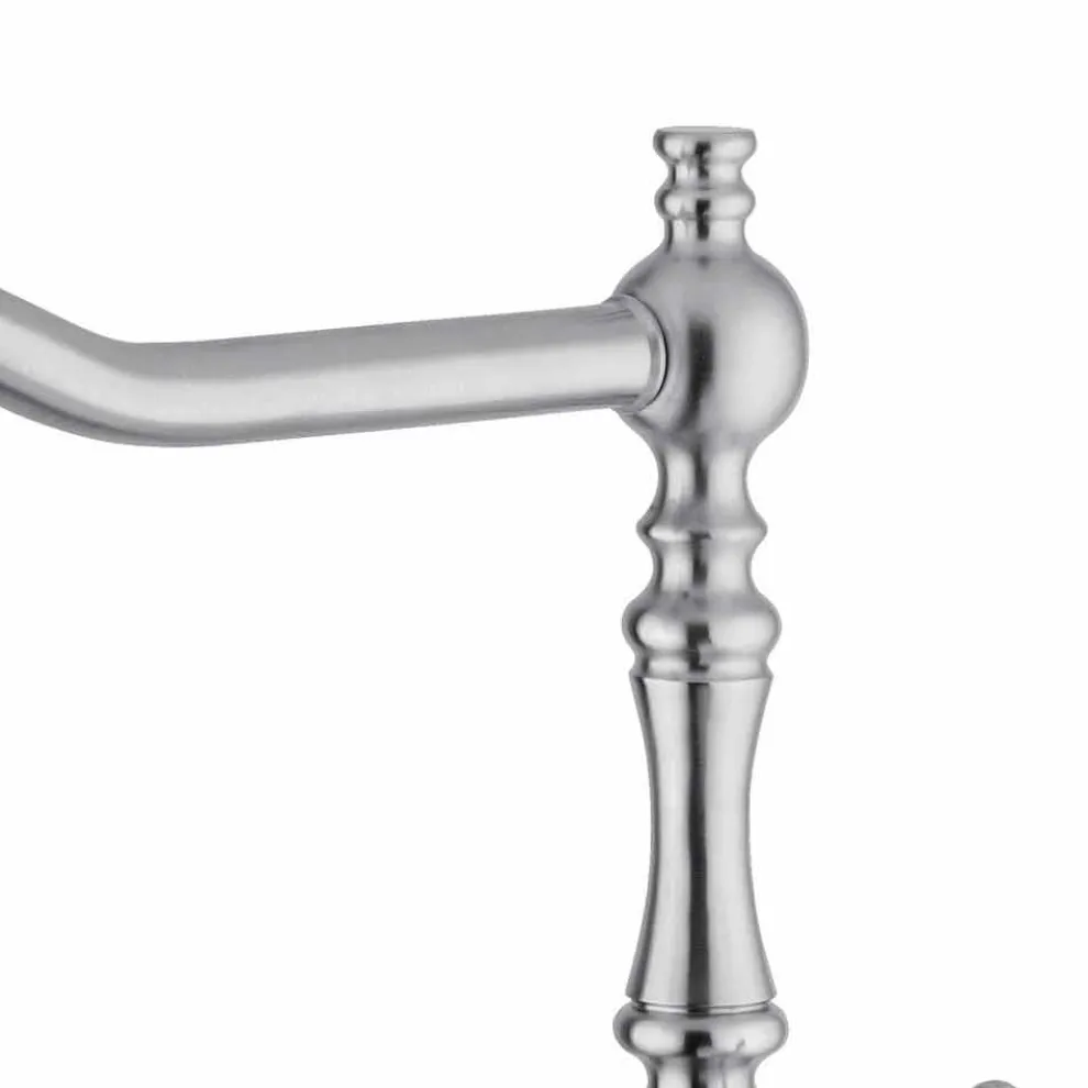 Klassischer Edelstahl-Spülbeckenmischer Made in Italy - Geschenk