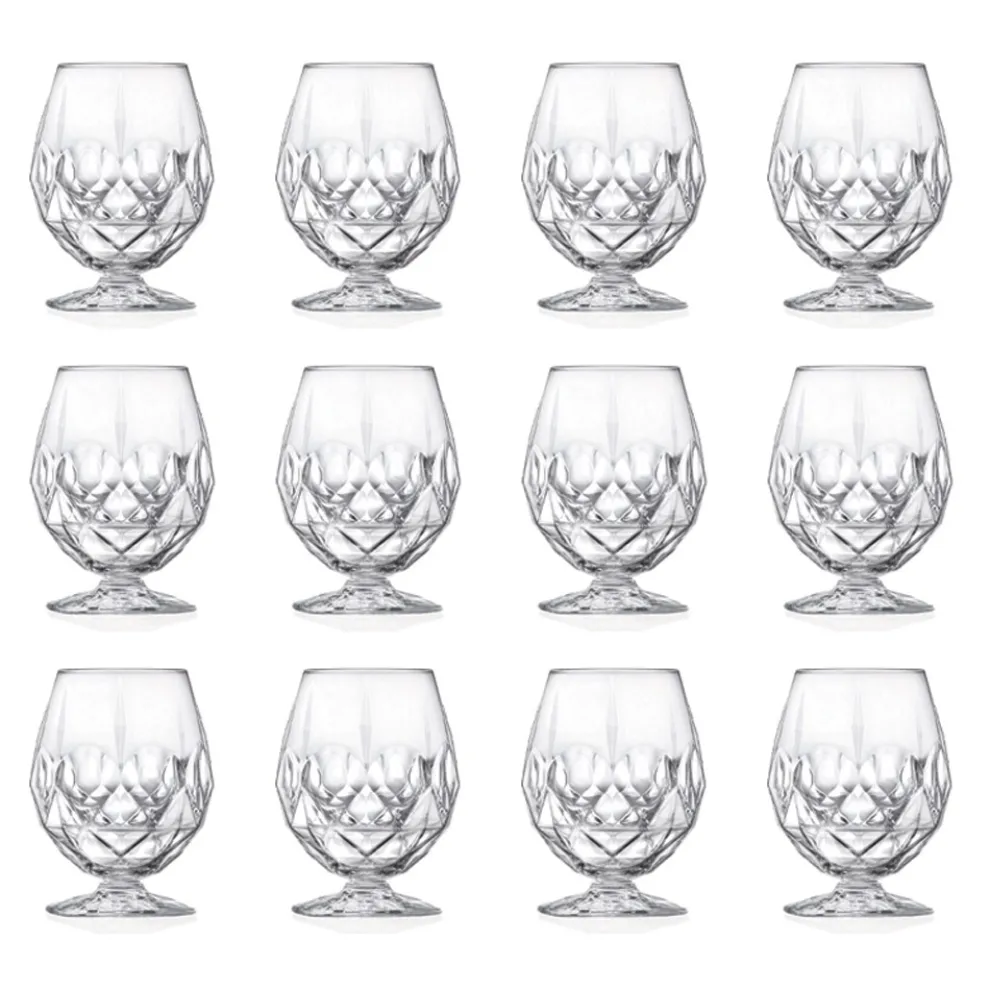Low Glass Likörglasservice in Eco Crystal 12 Stück - Bromeo