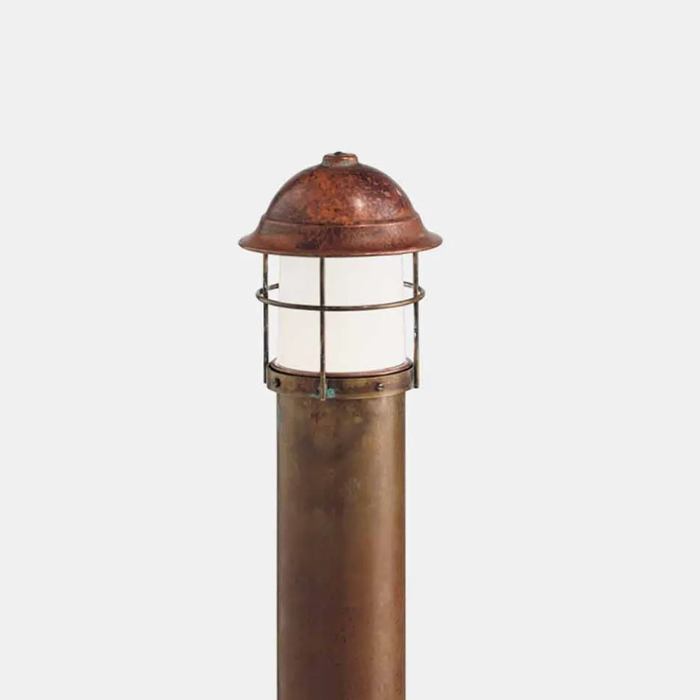 Niedrige Lampe von Giaridno Kupfer, Messing und Glas 2 Größen - Garden by Il Fanale