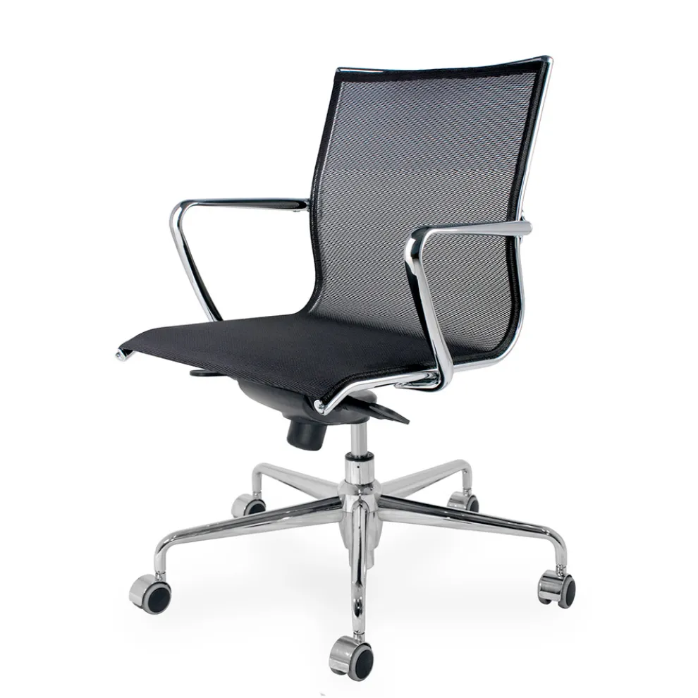 Ergonomischer Bürodrehstuhl mit Rollen und Armlehnen - Filanna