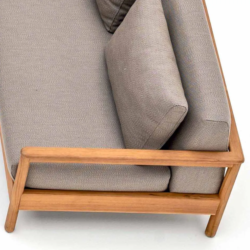 Modernes Outdoor-Sofa mit Kissen gepolstert Varaschin Bali