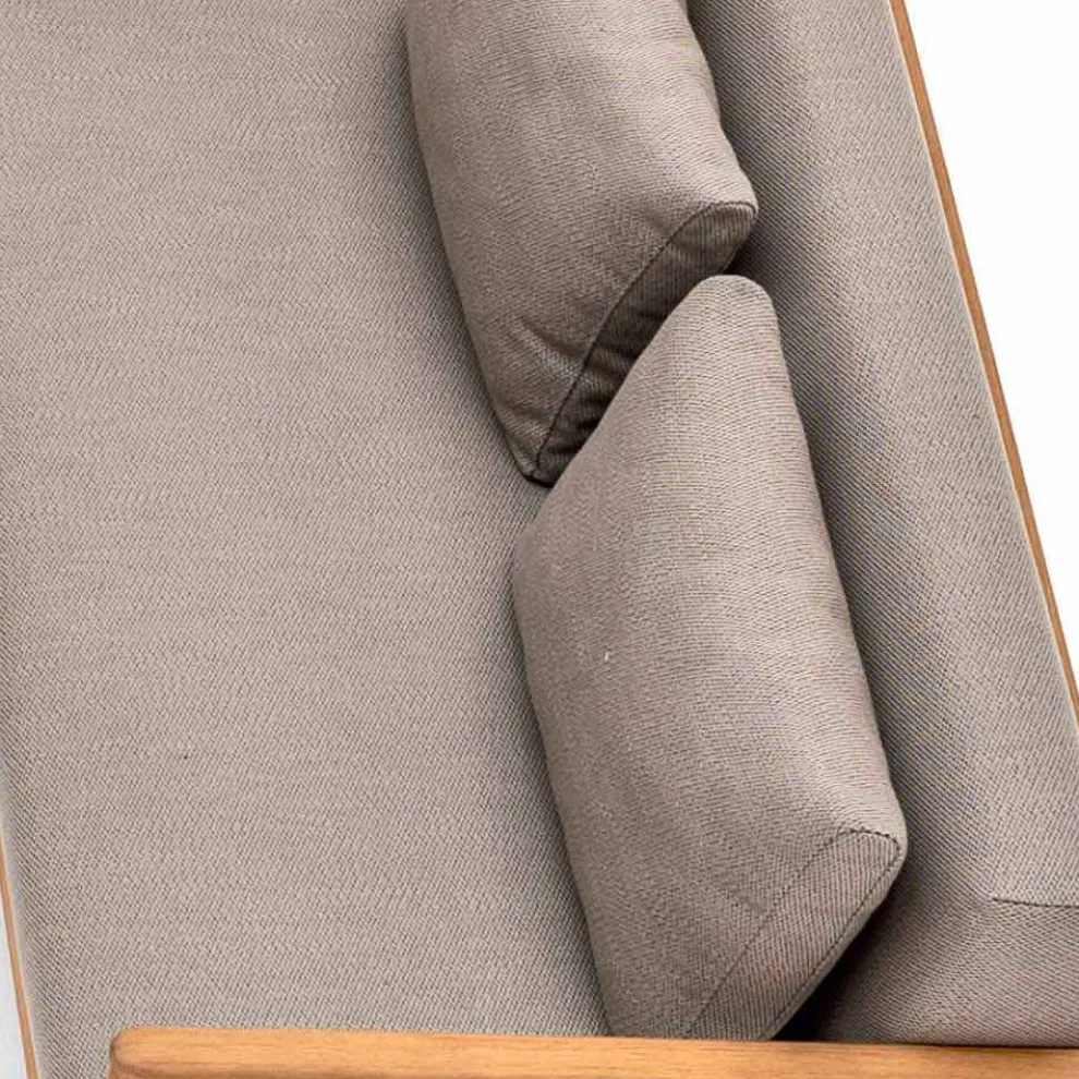 Modernes Outdoor-Sofa mit Kissen gepolstert Varaschin Bali