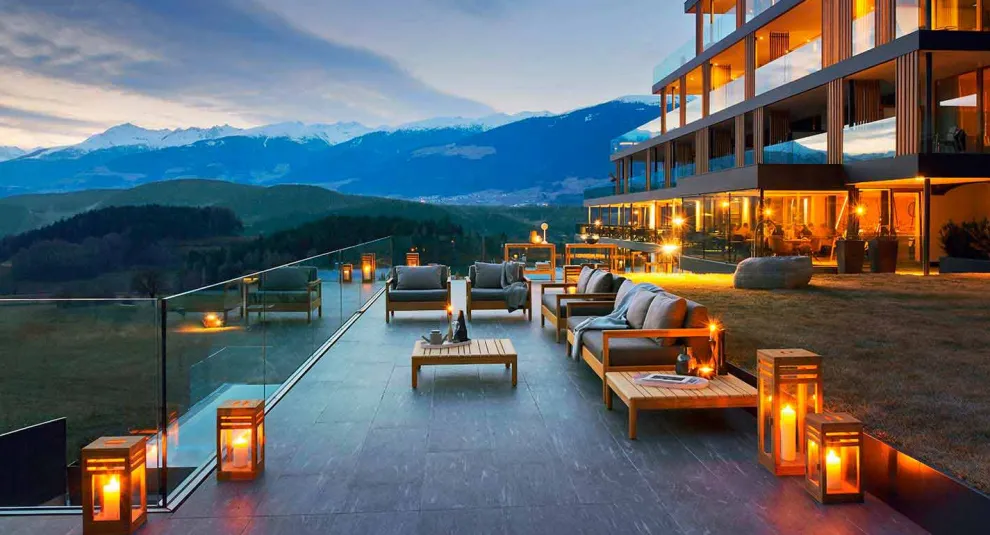 Modernes Outdoor-Sofa mit Kissen gepolstert Varaschin Bali