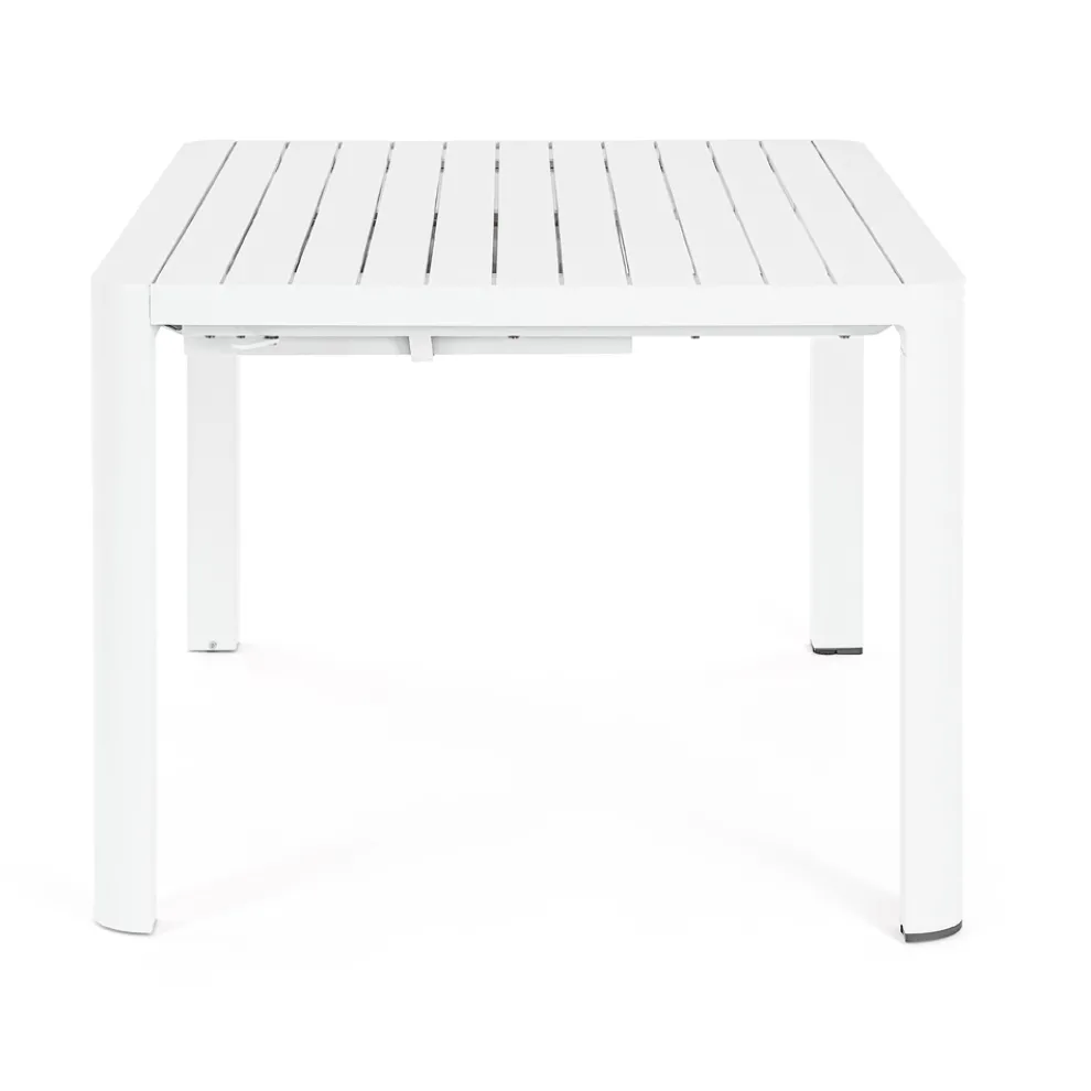 Ausziehbarer Tisch auf 149 cm aus pulverbeschichtetem Aluminium – Need