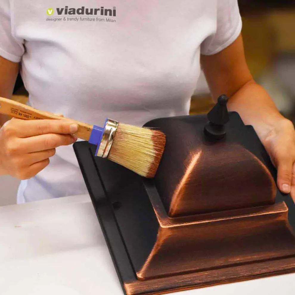 Outdoor-drei-Licht-Laternenpfahl aus Aluminium, hergestellt in Italien, Anika