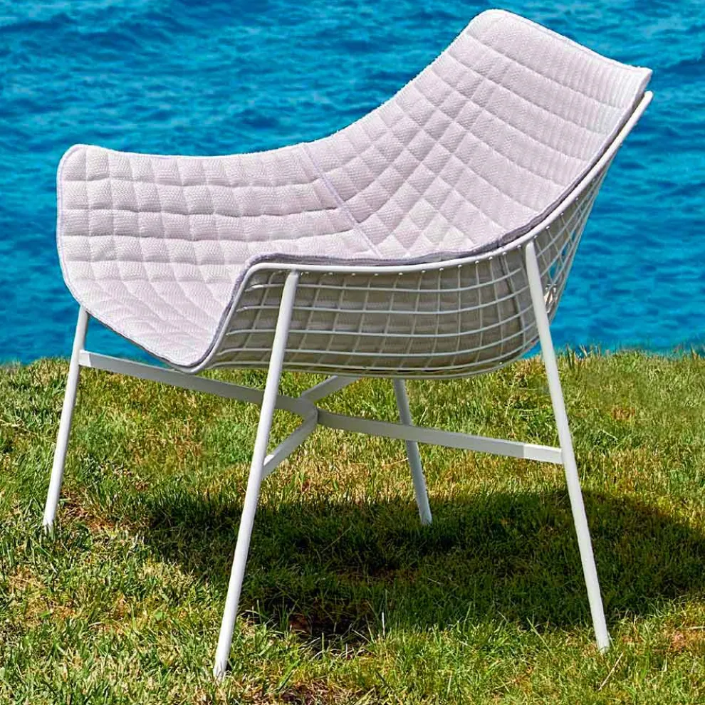 Moderner Gartenlounge aus Stahl Varaschin Summer Set