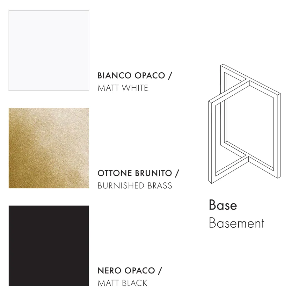 Ovaler Esstisch aus Feinsteinzeug und Metall Made in Italy - Emilio