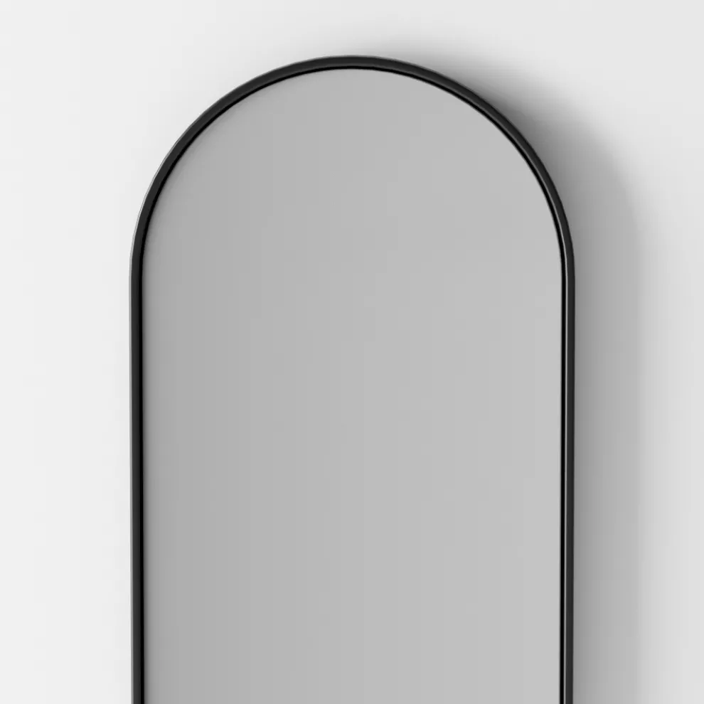 Ovaler Wandspiegel mit Hintergrundbeleuchtung Made in Italy - Riflessi
