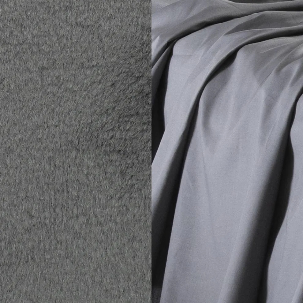 Doppelbett mit Bettwäschegarnitur aus Baumwolle Made in Italy - Sallie