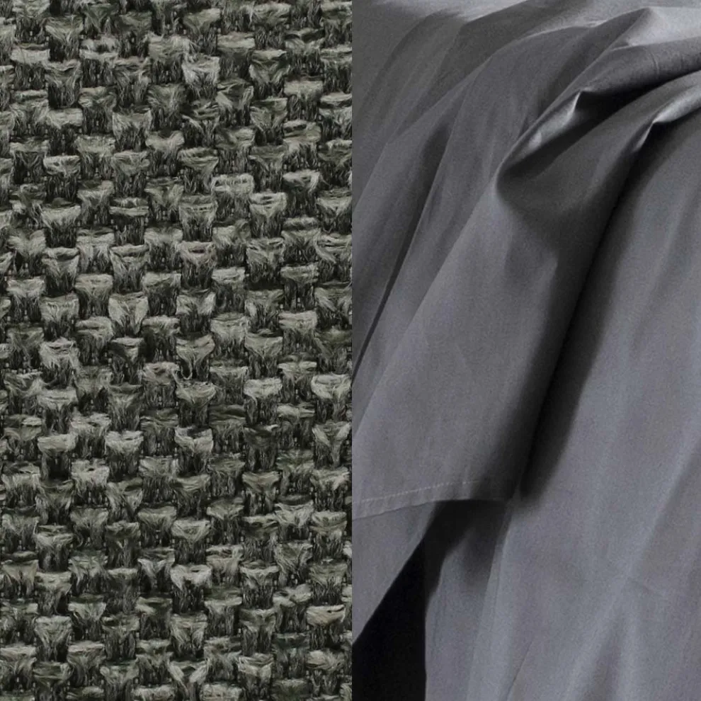 Doppelbett mit Bettwäschegarnitur aus Baumwolle Made in Italy - Sallie