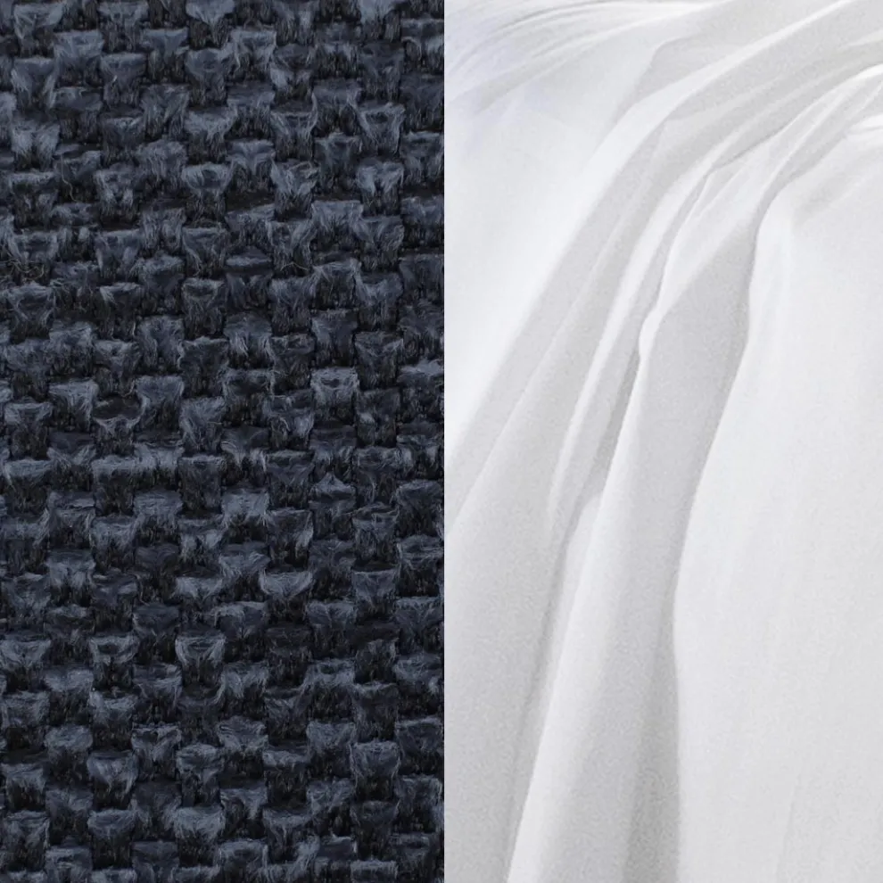 Doppelbett mit Bettwäschegarnitur aus Baumwolle Made in Italy - Sallie