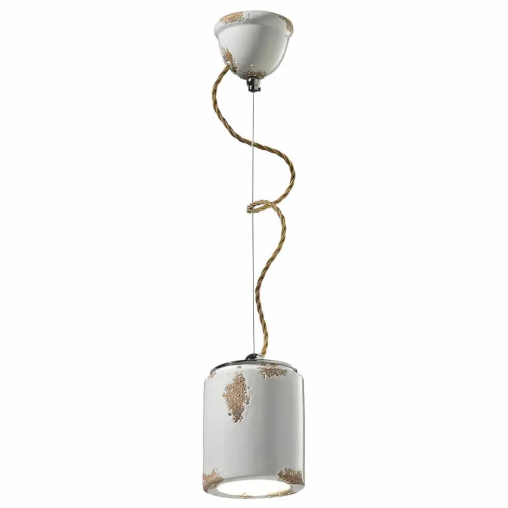Pendellampe im Vintage Design von Ferroluce