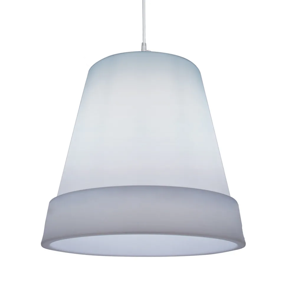 Pendelleuchte aus weißem Polyethylen Made in Italy - Minervo