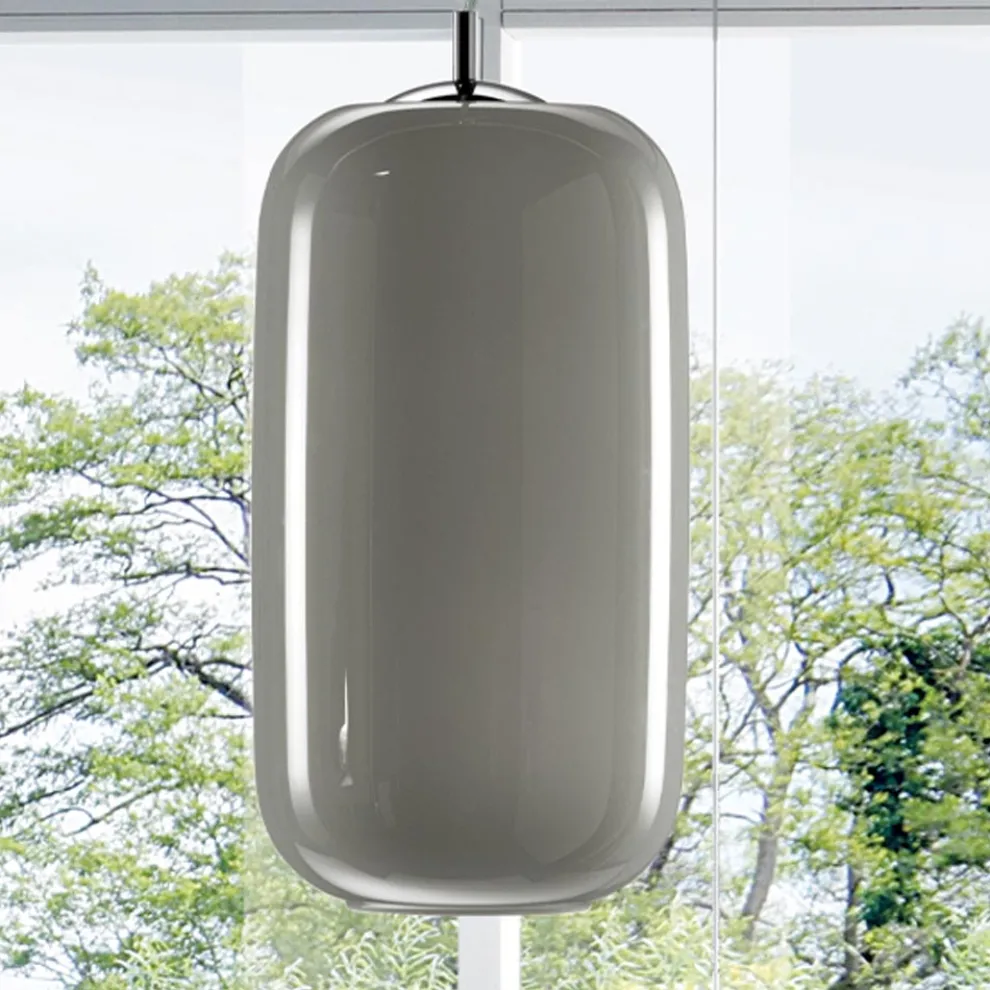 Pendelleuchte aus mundgeblasenem Glas Made in Venice - Bamboo