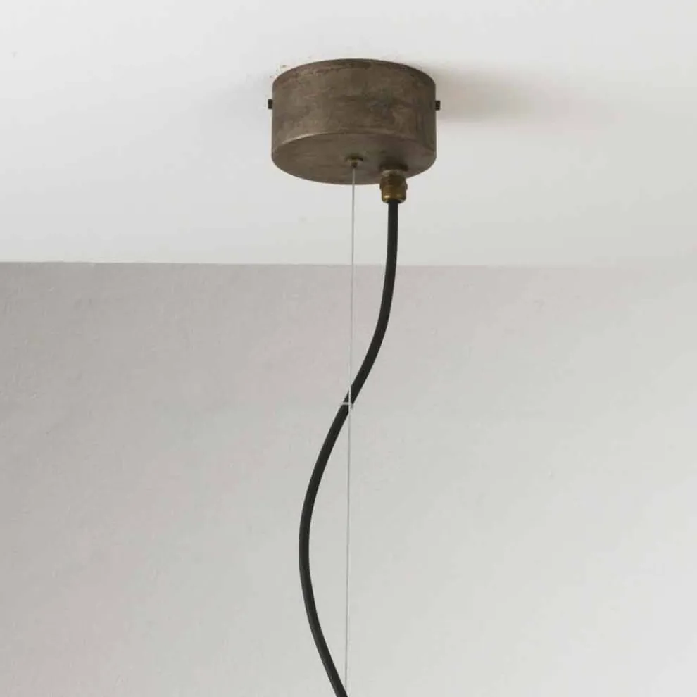 Pendelleuchte groß im Vintage Stil aus Eisen IL FANALE