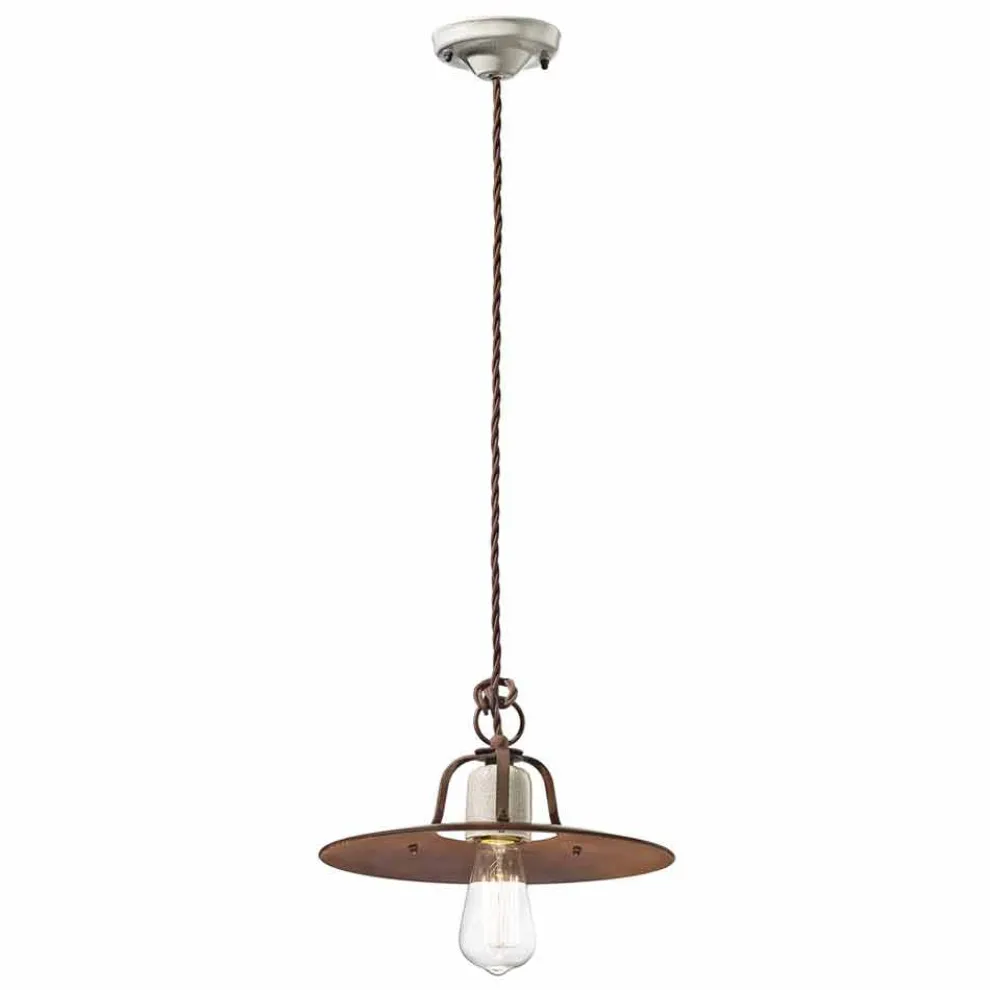 Pendelleuchte im Industrial Design von Ferroluce