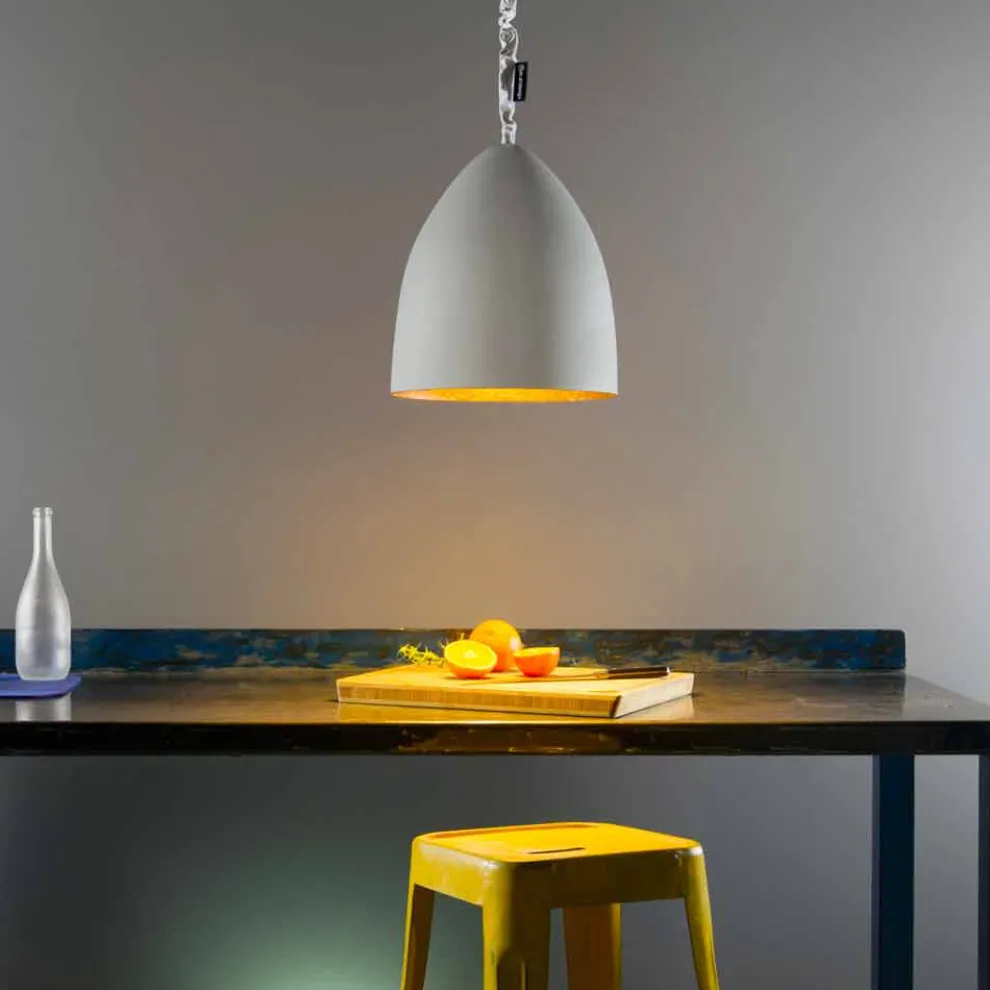 Pendelleuchte In-es.artdesign Flower S Cement Finish Zement