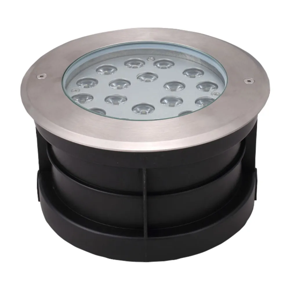 Projektor, Rundstrahler mit Außen-LED aus Edelstahl - Dakota