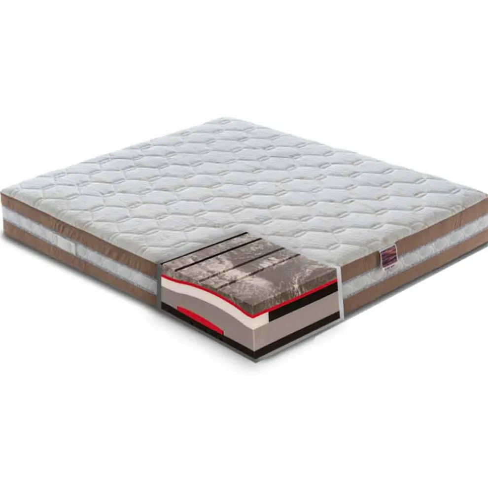 Hochwertige Doppelmatratze aus Memory Foam H 25 cm - Carbone