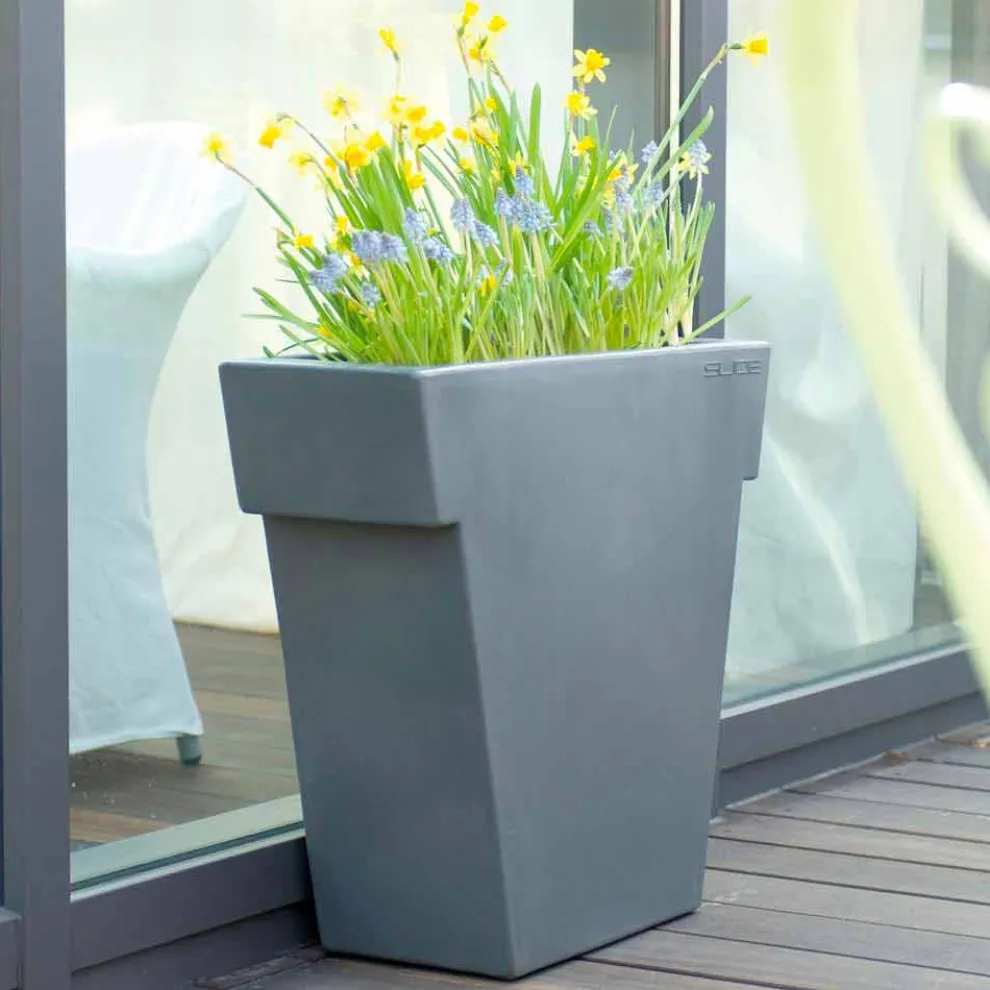 Dekorativer Vase für Außen / Innen mit modernem Design Slide Il Vaso