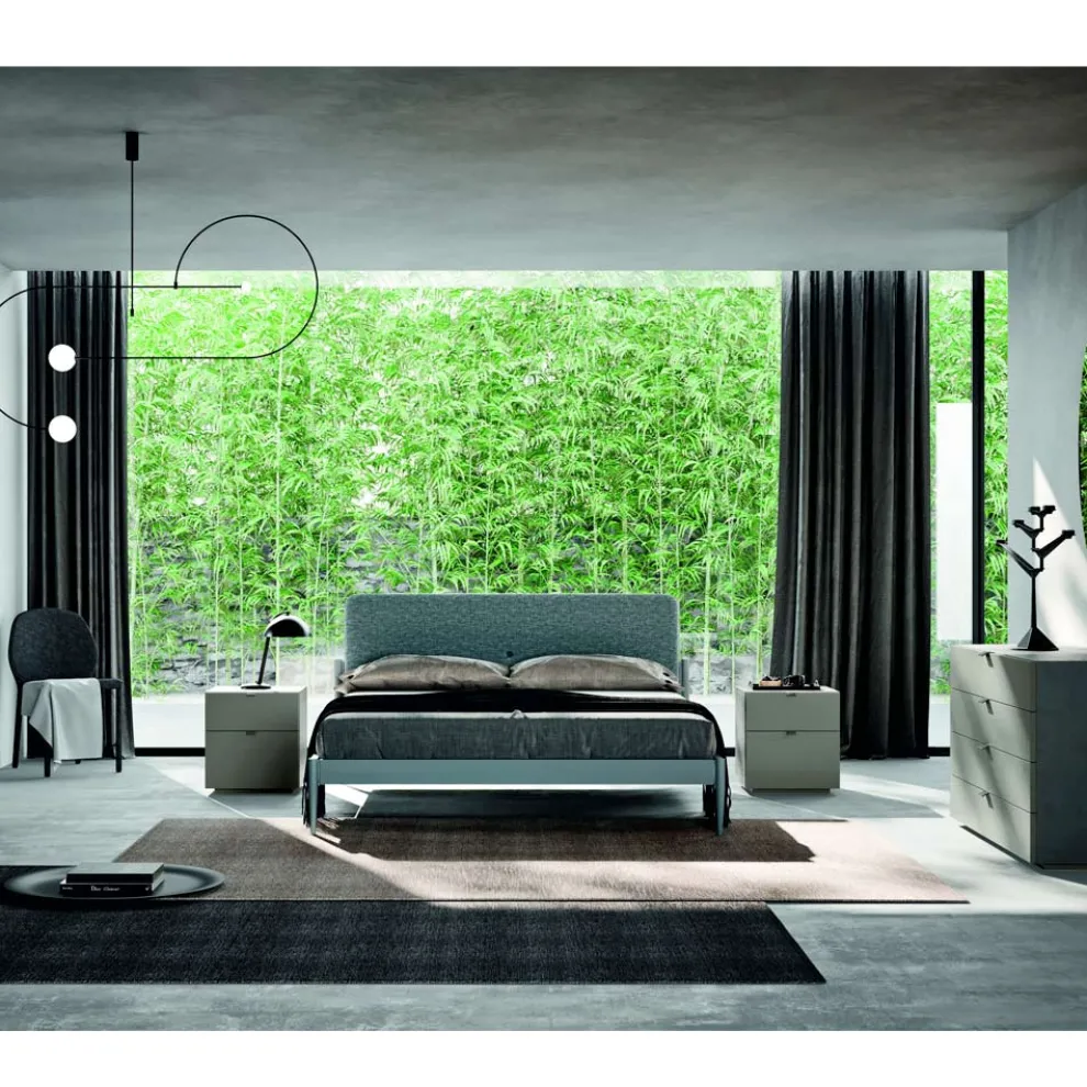 Schlafzimmer mit 4 Elementen Modern Style Möbel Made in Italy - Eletta