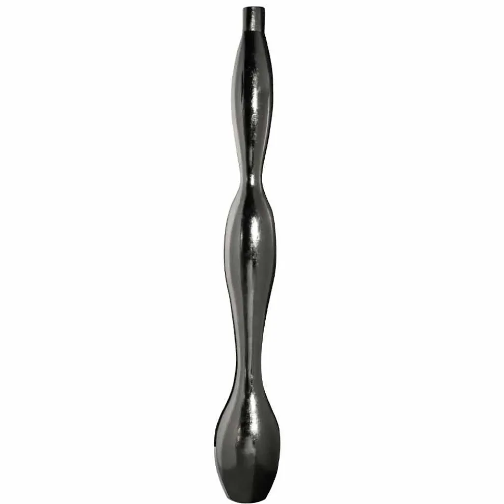 Indoor-Vase in Harz-Gold- oder Blattsilber-Finish Made in Italy - Quarto