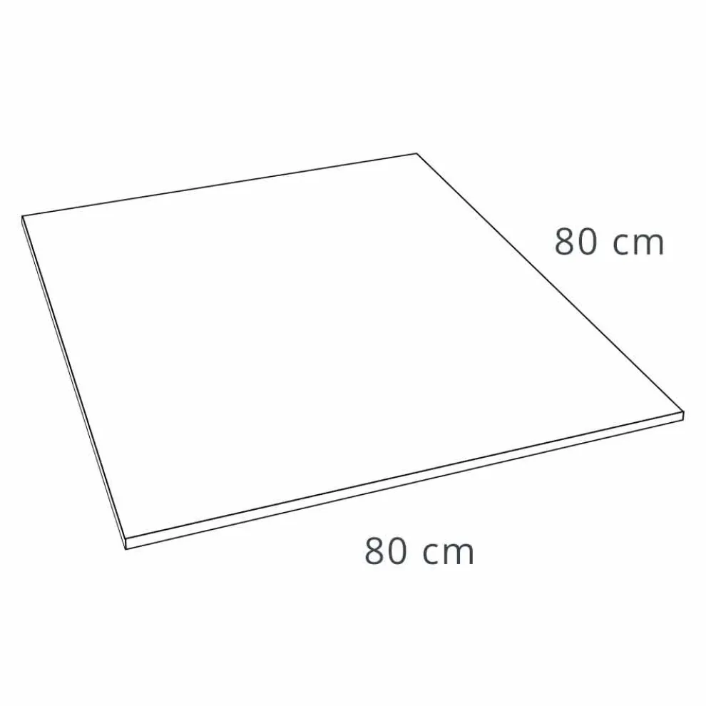 Quadratische Duschwanne 80x80 in modernem Design mit Harzbetoneffekt - Cupio
