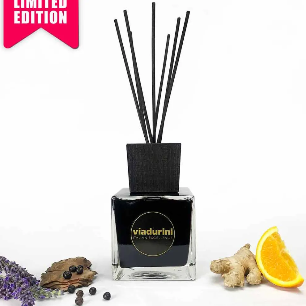 Raumduft Ingwer Schwarzer Pfeffer 500 ml mit Stäbchen - Viaduriniinblack