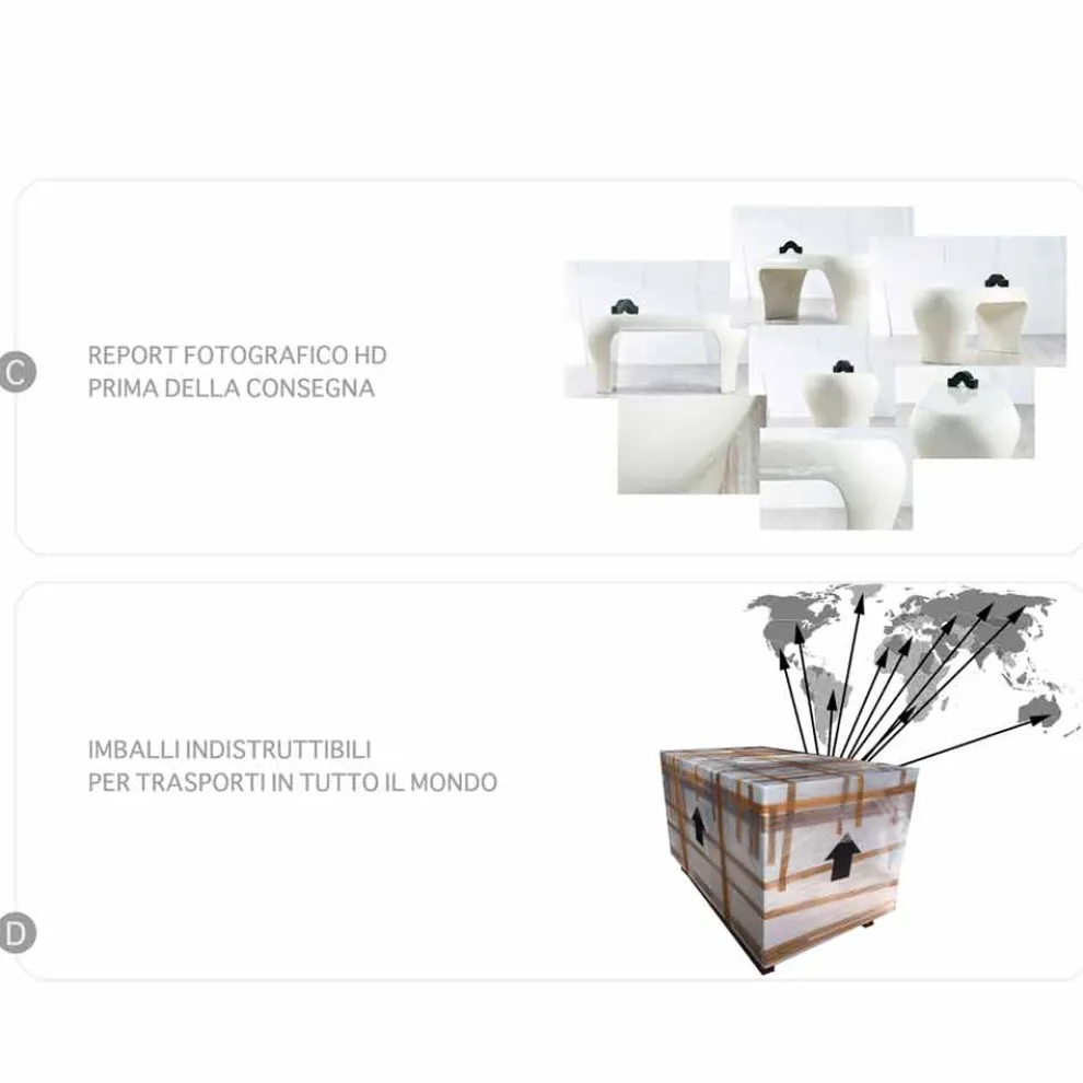 Raumtrenner in modernem Design Wall Code Made in Italy